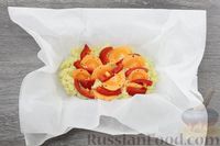 Фото приготовления рецепта: Минтай, запечённый с булгуром и овощами - шаг №8