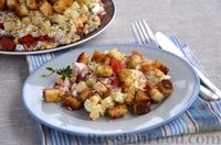 Фото приготовления рецепта: Слоёный салат с курицей, помидорами, сыром, яйцами и сухариками - шаг №17