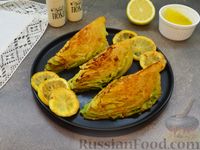 Фото приготовления рецепта: Жареная молодая капуста с лимоном - шаг №15