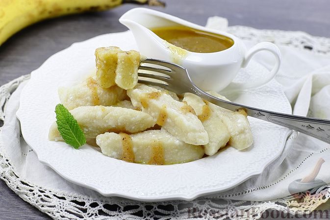 Бланманже творожно-банановое – кулинарный рецепт