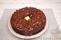 Фото приготовления рецепта: Шоколадный торт-пирог "Вулкан" - шаг №22