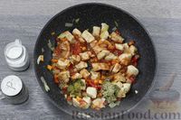 Фото приготовления рецепта: Чечевица с индейкой и овощами - шаг №8