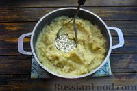 Фото приготовления рецепта: Картофельное пюре с перловкой, беконом и луком - шаг №14