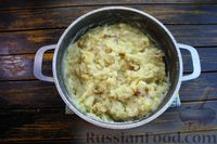 Фото приготовления рецепта: Картофельное пюре с перловкой, беконом и луком - шаг №17