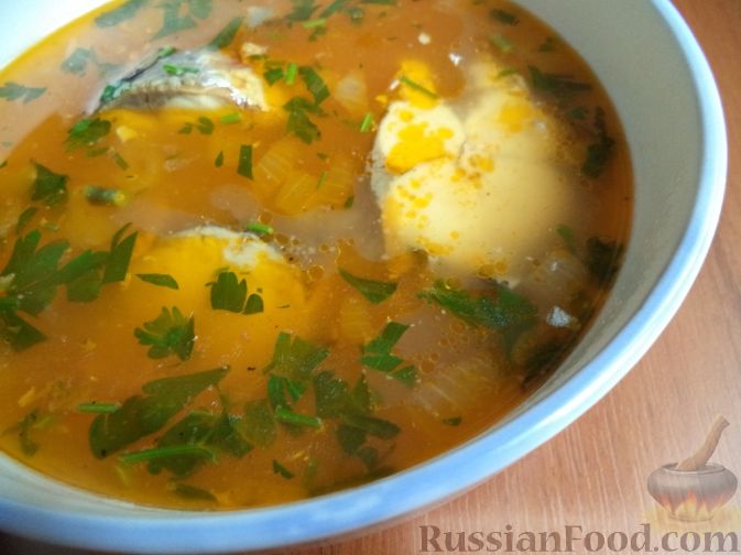 Рецепт Рыбный суп из скумбрии