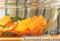 Фото приготовления рецепта: Марокканский салат с морковью и апельсинами - шаг №8