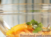 Фото приготовления рецепта: Марокканский салат с морковью и апельсинами - шаг №11