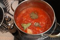Фото приготовления рецепта: Томатный суп с булгуром и фетой - шаг №5