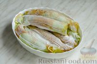 Фото приготовления рецепта: Блины из кабачков с курицей (в духовке) - шаг №14