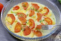 Фото приготовления рецепта: Кабачки с сыром и помидорами, в микроволновке - шаг №10