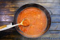 Фото приготовления рецепта: Ньокки, запечённые с томатным соусом (в духовке) - шаг №22