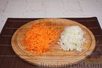 Фото приготовления рецепта: Ячневая каша с фаршем (на сковороде) - шаг №2