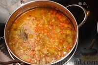 Фото приготовления рецепта: Суп c цукини, рисом и сливками - шаг №10