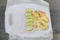 Фото приготовления рецепта: Рулет из кабачков с помидорами и сыром - шаг №16