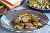 Фото приготовления рецепта: Запеканка из молодого картофеля с кабачком и беконом - шаг №15