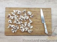 Фото приготовления рецепта: Рис с индейкой, грибами и овощами - шаг №9