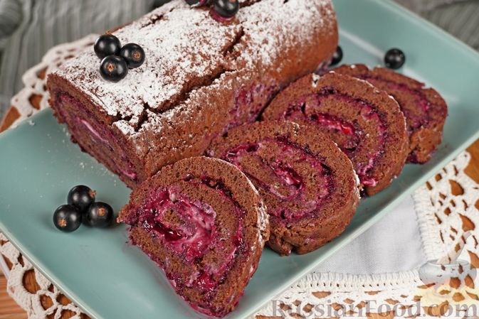 Бисквитный пирог с ягодами смородины 3 - рецепт автора Мила К ✔️ Амбассадор