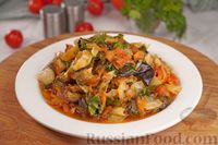 Фото к рецепту: Овощное рагу с баклажанами и капустой