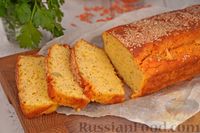 Фото к рецепту: Бездрожжевой чечевичный хлеб с сыром, семечками и кунжутом