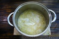 Фото приготовления рецепта: Спагетти в сырно-сливочном соусе - шаг №5