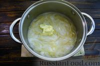 Фото приготовления рецепта: Спагетти в сырно-сливочном соусе - шаг №6