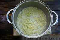 Фото приготовления рецепта: Спагетти в сырно-сливочном соусе - шаг №9