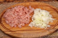 Фото приготовления рецепта: Рубленые куриные котлеты с брынзой и кефиром - шаг №2