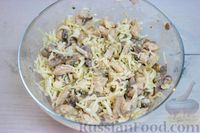 Фото приготовления рецепта: Пирожки-лодочки "Жюльен" с курицей и грибами - шаг №5