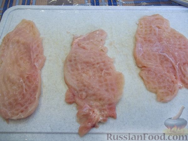 Курица а-ля мясо по-французски, пошаговый рецепт на ккал, фото, ингредиенты - Галина
