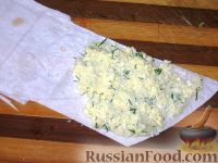 Фото приготовления рецепта: Бендерики из лаваша с творогом и капустой - шаг №4