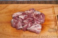 Фото приготовления рецепта: Рагу с баклажанами, кабачками и мясом - шаг №2