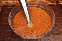 Фото приготовления рецепта: Суп-пюре из запечённого перца, с помидорами и апельсиновым соком - шаг №11