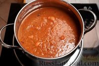 Фото приготовления рецепта: Суп-пюре из запечённого перца, с помидорами и апельсиновым соком - шаг №14