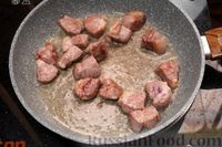 Фото приготовления рецепта: Рагу с мясом, овощами и грибами - шаг №3