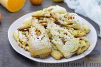 Фото к рецепту: Творожное печенье с тыквой и яблоками