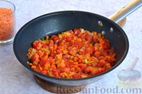 Фото приготовления рецепта: Чечевица с помидорами и грецкими орехами - шаг №5