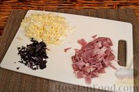 Фото приготовления рецепта: Макароны, запечённые с кабачками, ветчиной и сыром - шаг №6