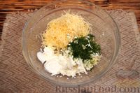 Фото приготовления рецепта: Творожные булочки на рисовой муке, с сырно-чесночной начинкой - шаг №8
