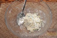 Фото приготовления рецепта: Творожные булочки на рисовой муке, с сырно-чесночной начинкой - шаг №9