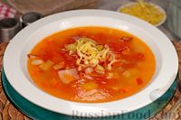 Фото к рецепту: Суп с овощами и беконом