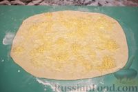 Фото приготовления рецепта: Булочки с сыром, из дрожжевого теста на молоке - шаг №11