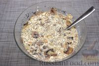 Фото приготовления рецепта: Гречневый киш с творогом, грибами и орехами - шаг №13