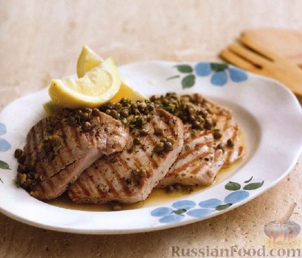 Как приготовить Как приготовить стейк тунца на сковороде рецепт пошагово