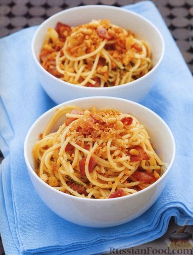 Рецепт Спагетти с беконом