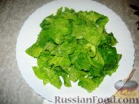 Фото приготовления рецепта: Французский зеленый салат - шаг №3