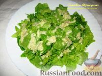 Фото приготовления рецепта: Французский зеленый салат - шаг №4