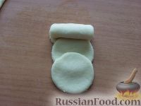 Фото приготовления рецепта: Творожное печенье "Розочки" - шаг №6