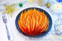 Фото приготовления рецепта: Салат "Дыхание дракона" с курицей, картофелем и морковью по-корейски - шаг №14