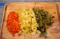 Фото приготовления рецепта: Салат "Оливье" с курицей и яблочным майонезом - шаг №10