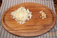 Фото приготовления рецепта: Тыква, запечённая с бататом и сыром - шаг №3